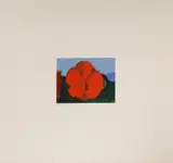 Rote Blume II by Max Ernst, 1966, screenprint, sold Sep 2026