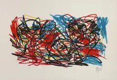 Aus: Geh durch den Spiegel by Karel Appel, 1962, color lithograph, sold Sep 2026