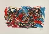 Aus: Geh durch den Spiegel by Karel Appel, 1962, color lithograph, sold Sep 2026