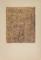 Forêt by Max Ernst, 1972, color lithograph, sold Sep 2026