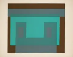 I-S Va3 by Josef Albers, 1969, screenprint, sold Sep 2026