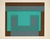 I-S Va3 by Josef Albers, 1969, screenprint, sold Sep 2026
