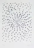 Kosmos by Günther Uecker, 2003, lithograph, sold Sep 2026