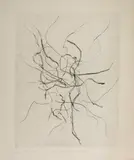 Ohne Titel by Norbert Kricke, 1957, drypoint, sold Sep 2026