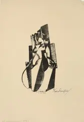 Figur in Bewegung by Enrico Prampolini, 1922, lithograph, sold Sep 2026