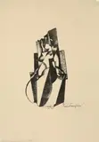 Figur in Bewegung by Enrico Prampolini, 1922, lithograph, sold Sep 2026