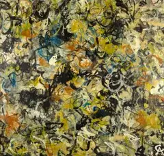 Ohne Titel by Rolf Cavael, oil on board, sold Sep 2026