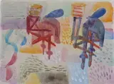 Schiffe am Strand by Werner Gilles, 1959, watercolor, sold Sep 2026