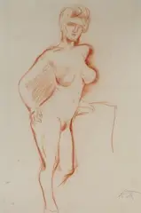 Aktstudie by Otto Dix, drawing, sold Sep 2026