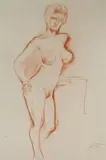 Aktstudie by Otto Dix, drawing, sold Sep 2026
