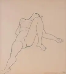 Liegender weiblicher Akt by André Derain, charcoal, offered Sep 2026