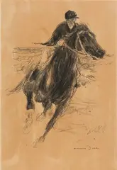 Reiter by Otto Dill, charcoal, sold Sep 2026