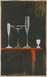 Ohne Titel by Peter Herkenrath, oil, sold Sep 2026