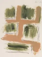 Ohne Titel by Günther Förg, 2001, mixed media, sold Sep 2026