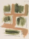 Ohne Titel by Günther Förg, 2001, mixed media, sold Sep 2026