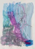 Ohne Titel (Læsø) by Per Kirkeby, 1985, watercolor, offered Sep 2026