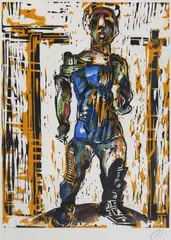 Ohne Titel (Paris) by Markus Lüpertz, watercolor, offered Sep 2026