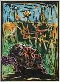 Schildkröte by Markus Lüpertz, watercolor, offered Sep 2026