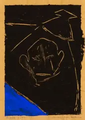 Ohne Titel by Max Neumann, 1988, gouache, offered Sep 2026