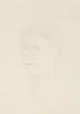 Männerkopf I / Männerkopf II by Max Peiffer Watenphul, 1951, pencil, offered Sep 2026