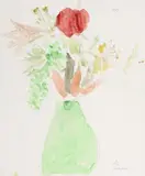 Blumenstrauß by Max Peiffer Watenphul, watercolor, sold Sep 2026