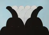 Ohne Titel by Alfonso Hüppi, 1969, gouache, offered Sep 2026