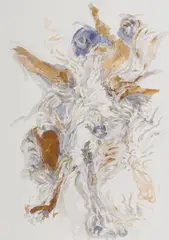 Ohne Titel by Hann Trier, 1985, watercolor, sold Sep 2026