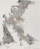 Ohne Titel (Petrovac, 1958) by Bernard Schultze, ink, sold Sep 2026