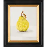 Green Pear by Patti Zeigler, Oil on board. Signed lower right. Image size H: 5 3/4 x W: 4 1/2 H: 8 1/2 W: 7 1/4 in., offered Apr 2025
