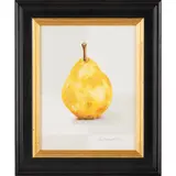 Yellow Pear by Patti Zeigler, Oil on Board Signed lower right Image size H: 5 3/4 x W: 4 1/2 H: 8 1/2 W: 7 1/4 in., offered Apr 2025
