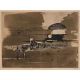 October-Color State II by Johnny Gotthard Friedlaender, Aquatint Etching, offered Mar 2025