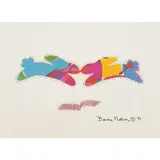 Silhouettes by Becky Nolan, Mixed Media Collage, offered Mar 2025