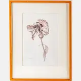 Wilted Poppy by Raymond Kowalski, 2015, Colored pencil on paper, offered Mar 2025