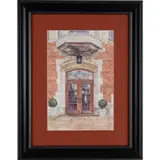 Untitled (Building entrance) by Joan M. Losee, Offset Lithograph Poster from her watercolor, offered Mar 2025