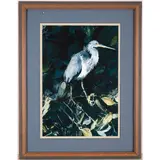 Untitled (blue heron) by Rodney Busch, Color lithograph Signed in lower right, offered Mar 2025