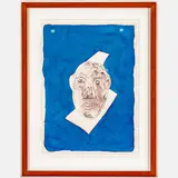 Untitled, Head by Robin Winters, Watercolor, offered Mar 2025