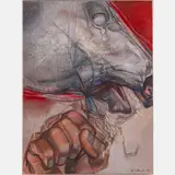 Untitled by Shirley Aley Campbell, Acrylic on canvas, offered Jan 2025
