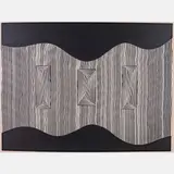 Mid Life v If? cave? by Greg Russell, 2008, Acrylic on board,Signed, offered Nov 2024