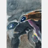 Untitled by Raymond Kowalski, Watercolor on paper,Unsigned., offered Nov 2024
