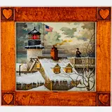 Hope Your Seas Are Calm, My Captain by Charles Wysocki, Acrylic on canvas, offered Nov 2024