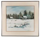 Untitled - late 20th century by Freeman Beard, watercolor on paper, sold Feb 2026