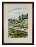 Summer" - late 20th century by Freeman Beard, watercolor on paper, sold Feb 2026