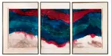 Triptych" - 1985 by Nancy Tuttle May, watercolor on paper, sold Feb 2026