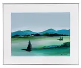 Untitled - late 20th century by Bob Rankin, acrylic on paper, sold Feb 2026