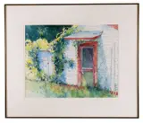 Untitled -1992 by Sally Sutton, watercolor on paper, sold Feb 2026