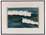 Antwerp Sea" - late 20th century by Nancy Tuttle May, watercolor on paper, sold Feb 2026