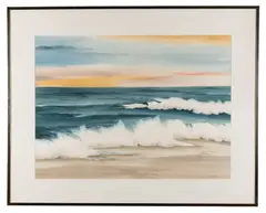 Untitled - late 20th century by Nancy Tuttle May, watercolor on paper, sold Feb 2026