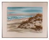 Evening Shadows" - late 20th century by Nancy Tuttle May, watercolor on paper, sold Feb 2026