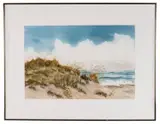 Untitled - late 20th century by Nancy Tuttle May, watercolor on paper, sold Feb 2026