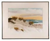 Untitled - late 20th century by Nancy Tuttle May, watercolor on paper, sold Feb 2026